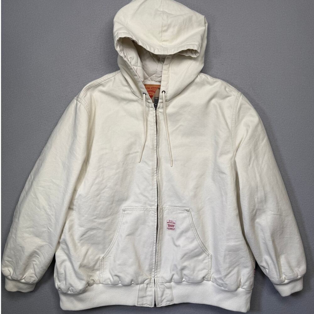 Levi's Men's Workwear Potrero Jacket, Chalky White 2XL $128